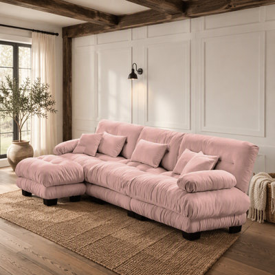 Luxurious Oversized Sectional Sofa for Living Room, Enhancing Comfort and Style