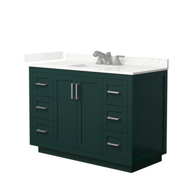 Miranda 48" Freestanding Single Bathroom Vanity with Quartz Top