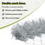 Chain Link Fence With 13 Flanged Posts Galvanised Steel-49146324-49146322