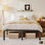 Cadre de lit plateforme en fer de 18 po Amylia, avec support de lattes en bois, sommier robuste, silencieux, lits doubles pour les couples, les familles, parfaits pour les chambres principales et les espaces de vie partagés, grand-1690017105