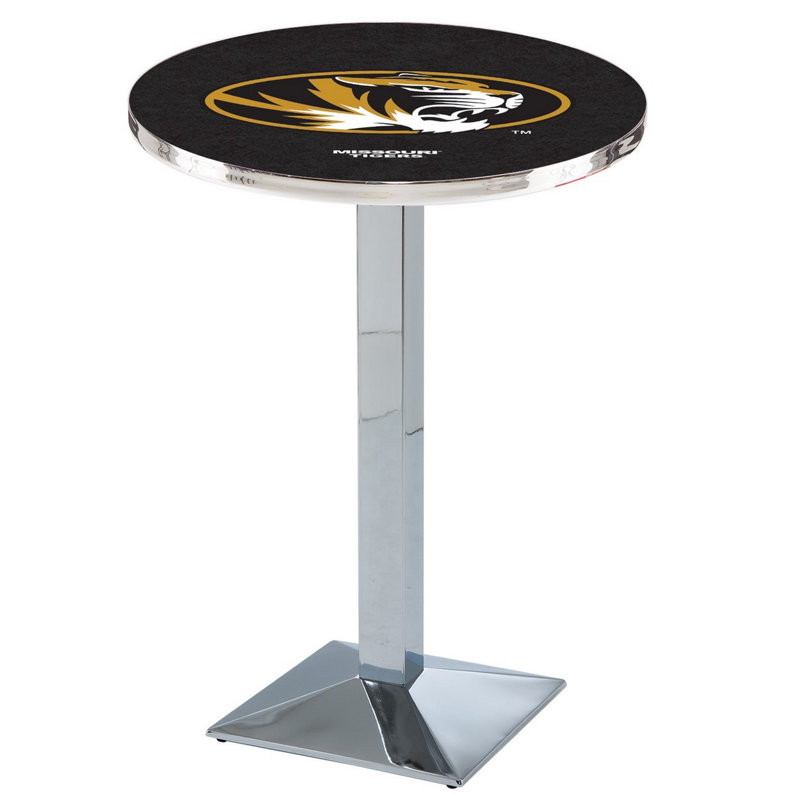 Table bistro NCAA 36 ", Chrome, Université du Missouri
