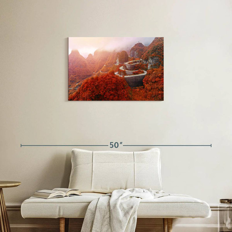 Nicci Autumn Tianmen Mountain, 20'' H x 30'' W