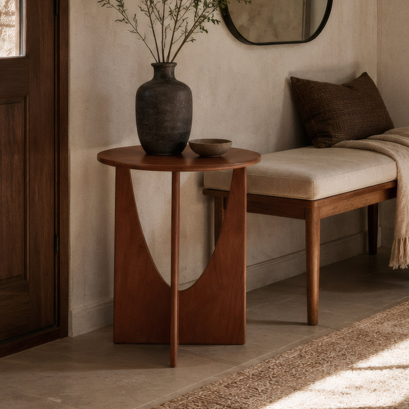 Petite table d'appoint 20 po Mid-Century