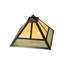 Abat-jour empire en verre H 12 po Tracylynn