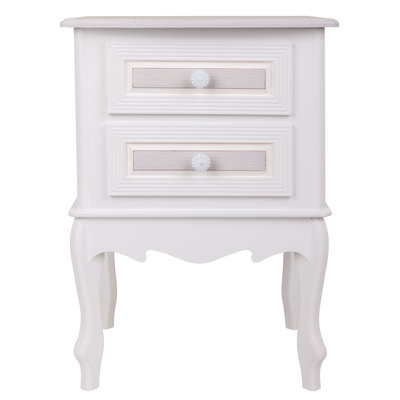Bennet 42cm W Manufactured Wood Bedside Table