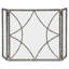 London 3 Panel Iron Fireplace Screen-63681790