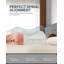 Grand matelas en mousse viscoélastique gélifiée mi-ferme de 12 po Cushiony, technologie de refroidissement-532676818-532676816