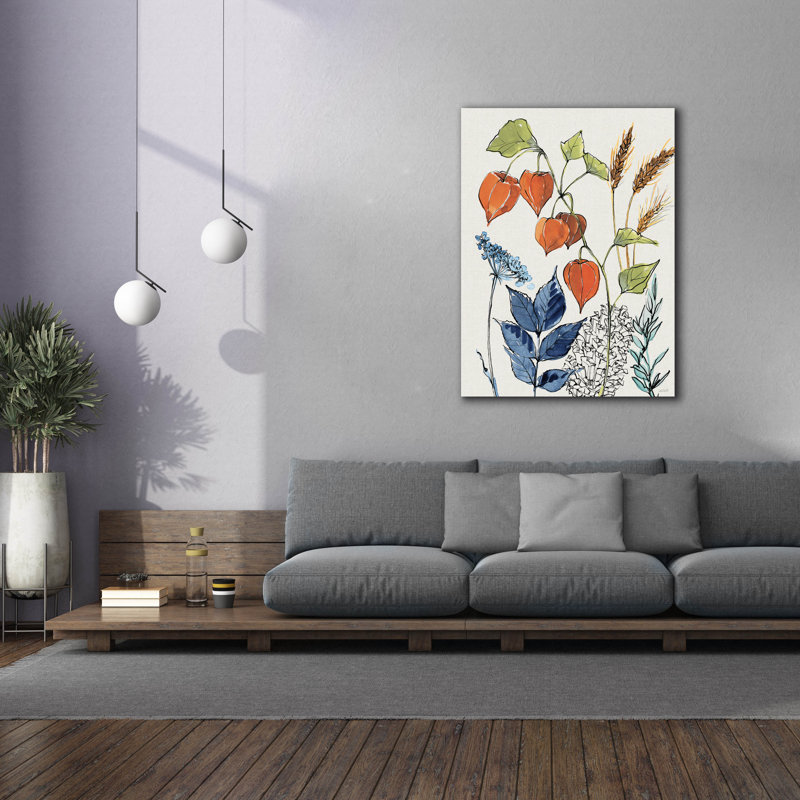 «Fall Sweet Fall 7» par Anne Tavoletti, art mural sur toile, H 54 po x l 40 po x P 1,5 po