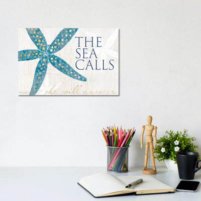 The Sea Calls by Kate Sherrill - Wrapped Canvas Gallery-Wrapped Canvas Giclée