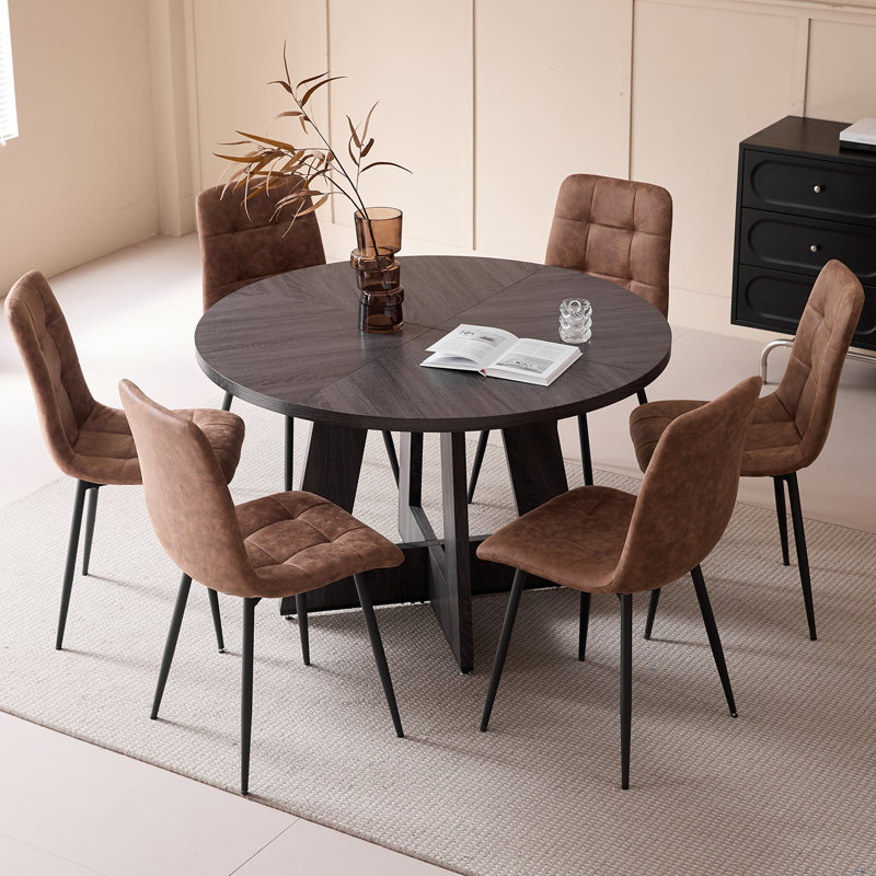 Round Dining Table, Black