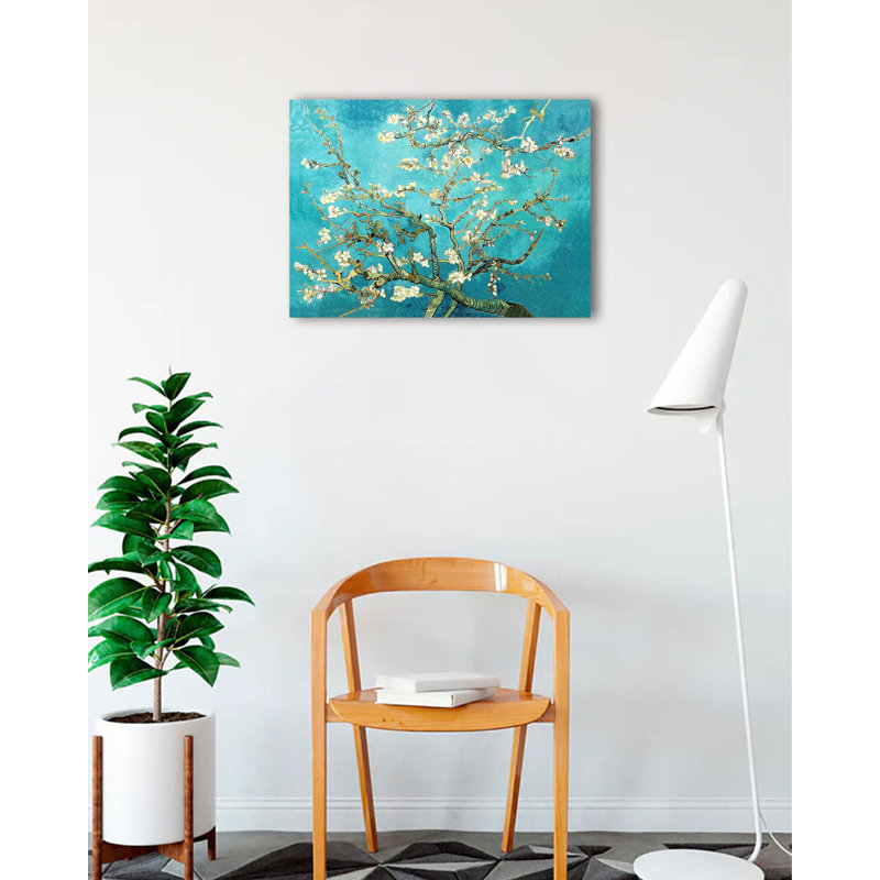 «Almond Blossoms» par Vincent Van Gogh, reproduction d'art sur toile tendue, H 28 po x l 20 po x P 1,5 po