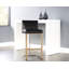Dean Upholstered Stool with Metal Frame-2082512114-2082249755-2082249756