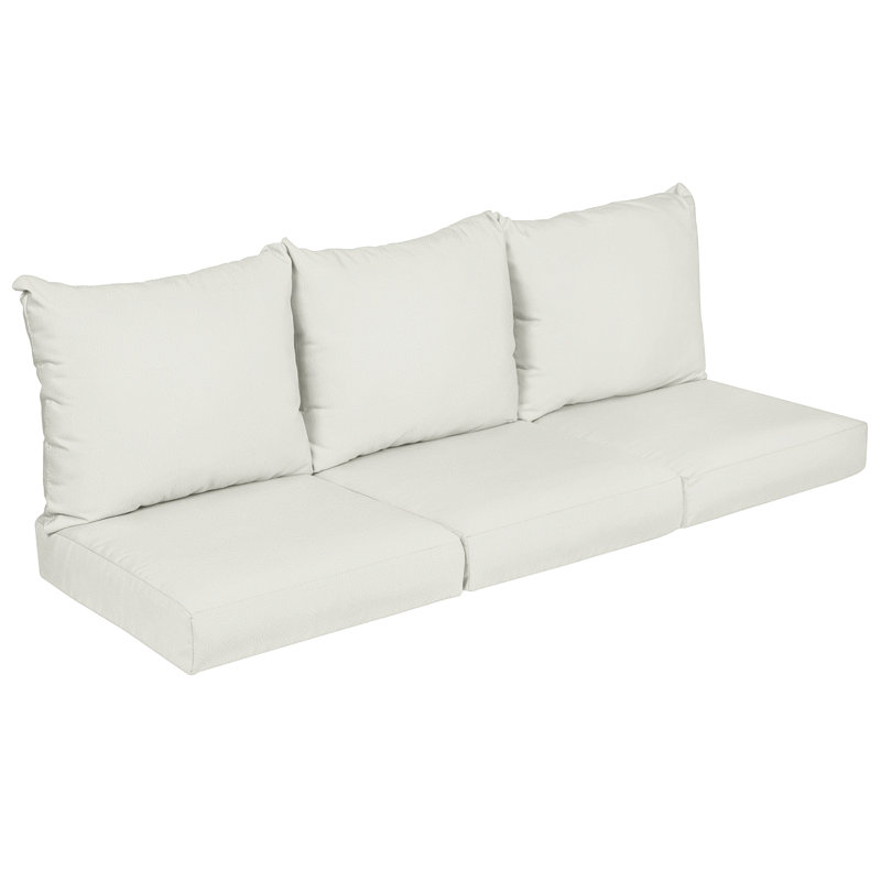 Outdoor 5'' Sofa Seat Cushion, White