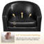 Fauteuil demi-tonneau en cuir 28 po Seldon-1998994133
