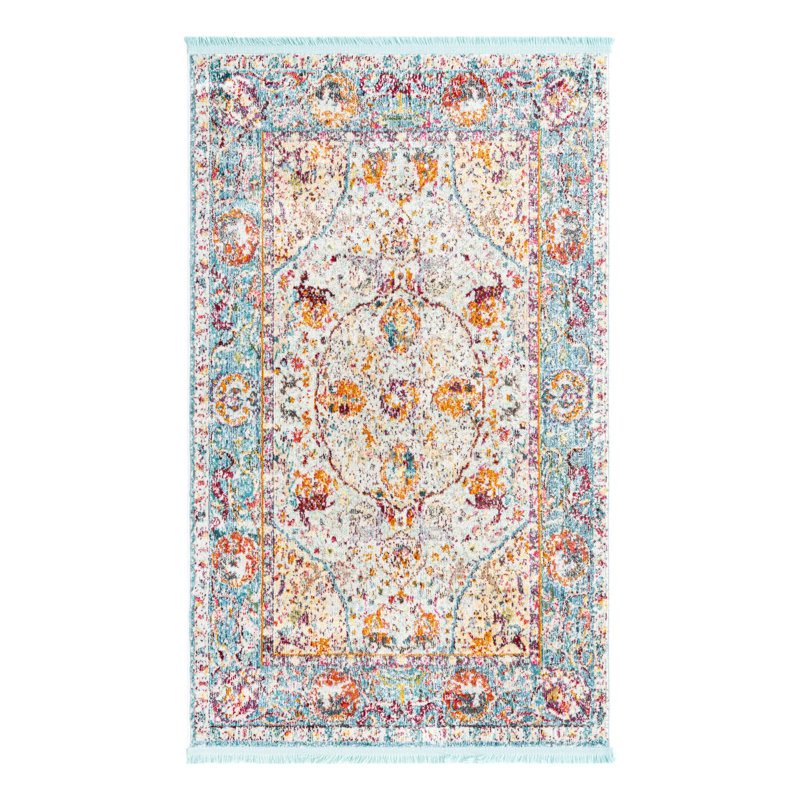 Folmar Oriental Indoor Rug, Rectangle 4'3" x 6'1"