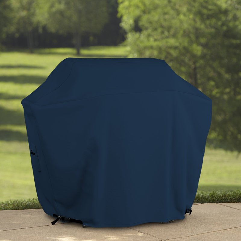 Blue Elephant Grill Cover, Blue, 18 Oz, 34 x 24 x 64