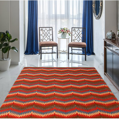 Folrich Wool Southwestern Indoor Rug