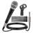 5 Core Microphone Professional Unidirectional Dynamic Neodymium Mic w/ ON/OFF Switch, Cable Clip