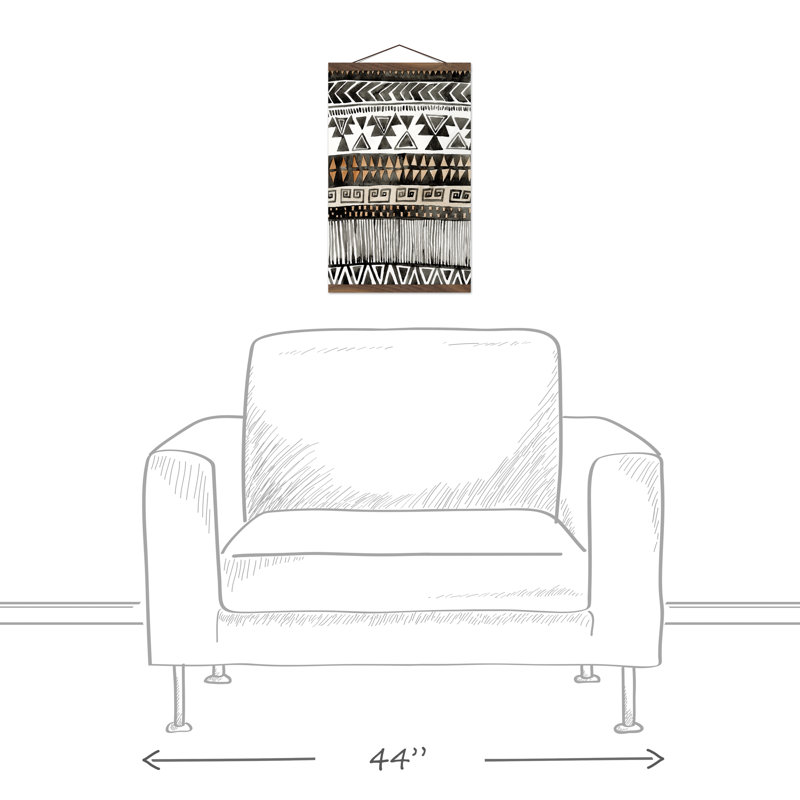 " Abstract Tribal Pattern " Painting Print