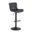 Tabouret de bar pivotant en similicuir-111944041