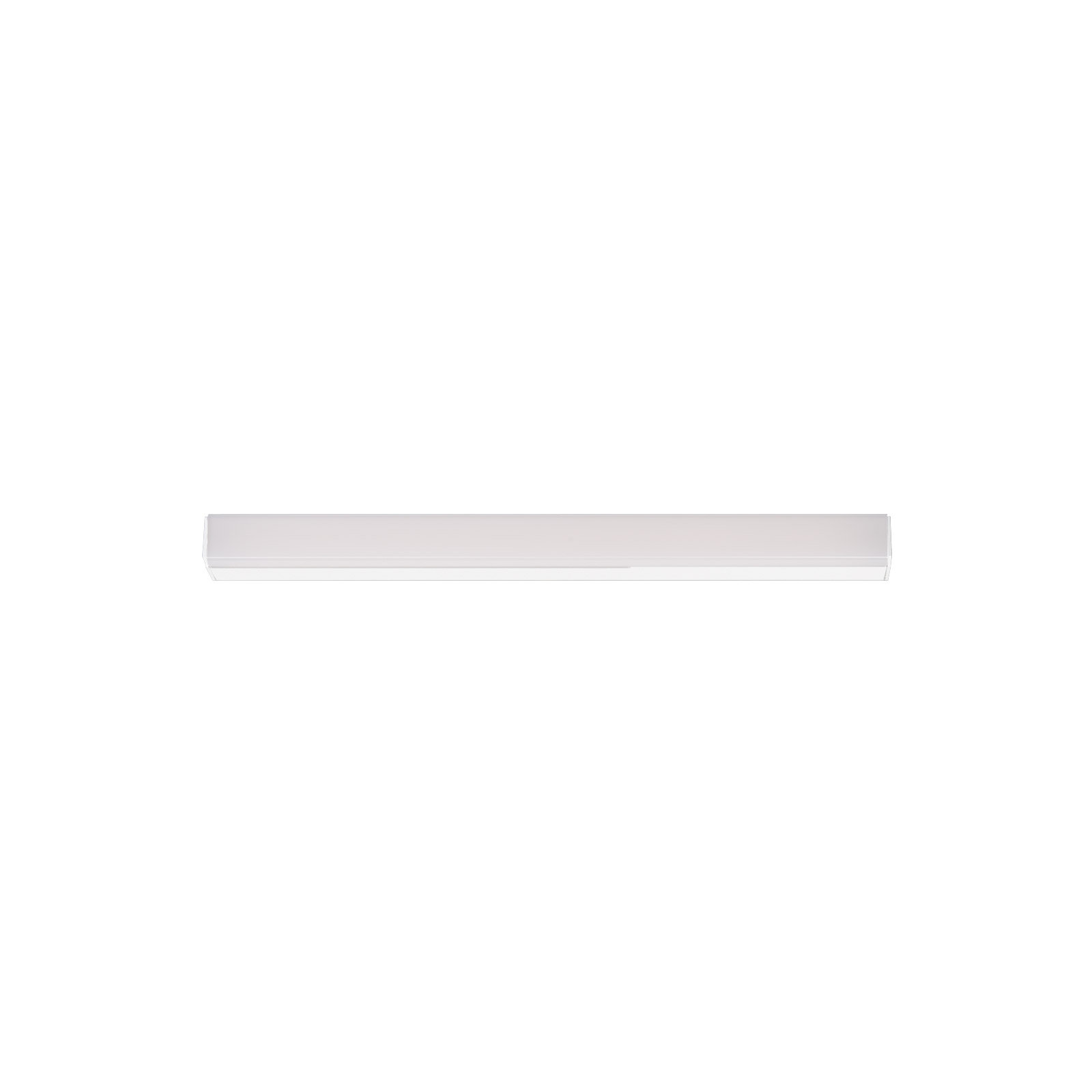Lightstick Single Light Dimmable LED Flush Mounted Sconce, White, 37" W