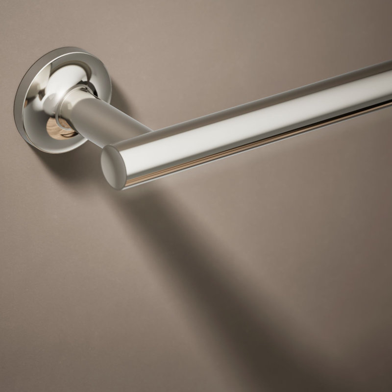 Porte-serviettes mural 30 po Purist, Chrome poli, H 1,88 po x L 30 po x P 3,25 po