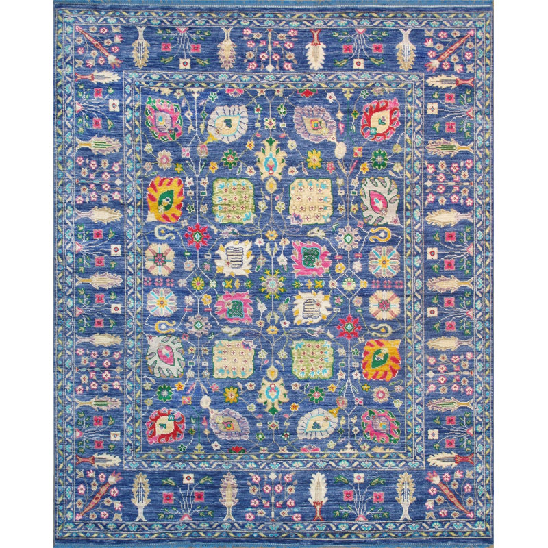 Oriental Area Rug in Navy