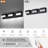 LED Contemporary Vanity Lights Fixture Bathroom Wall Light Over Mirror Matt Black 3 Lights Dimmable-1032703063-1032703064-1032703061