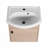 Wall Mounting Bathroom Vanity With Ceramic Sink