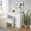 Roianne 1 Drawer Dressing Table Set with LED Mirror-720320357