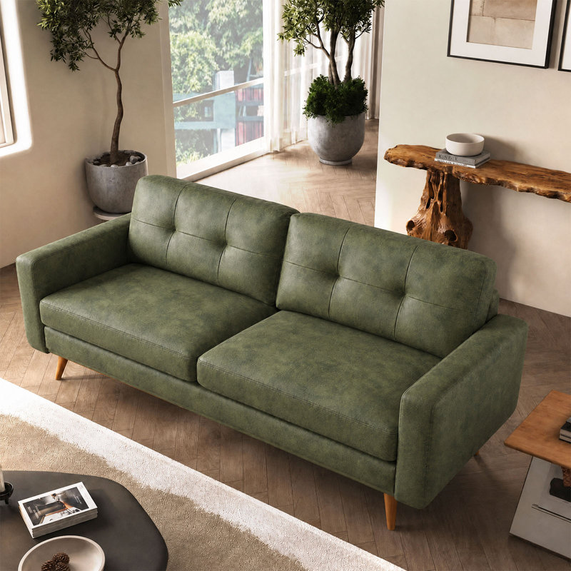 Canapé 65 po Air Leather, Vert
