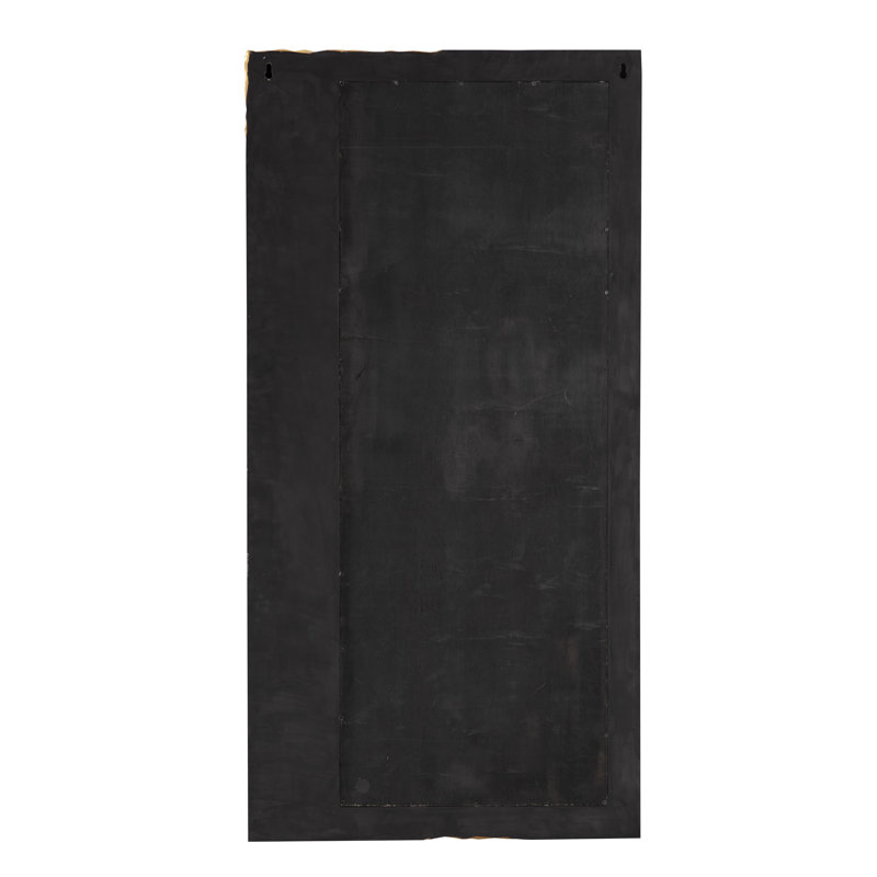 Mercury Mirror, Rectangle, Black, Gold Leaf