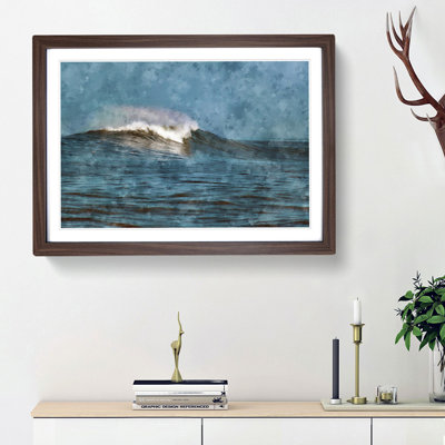 Wave Rising - Picture Frame Painting Print