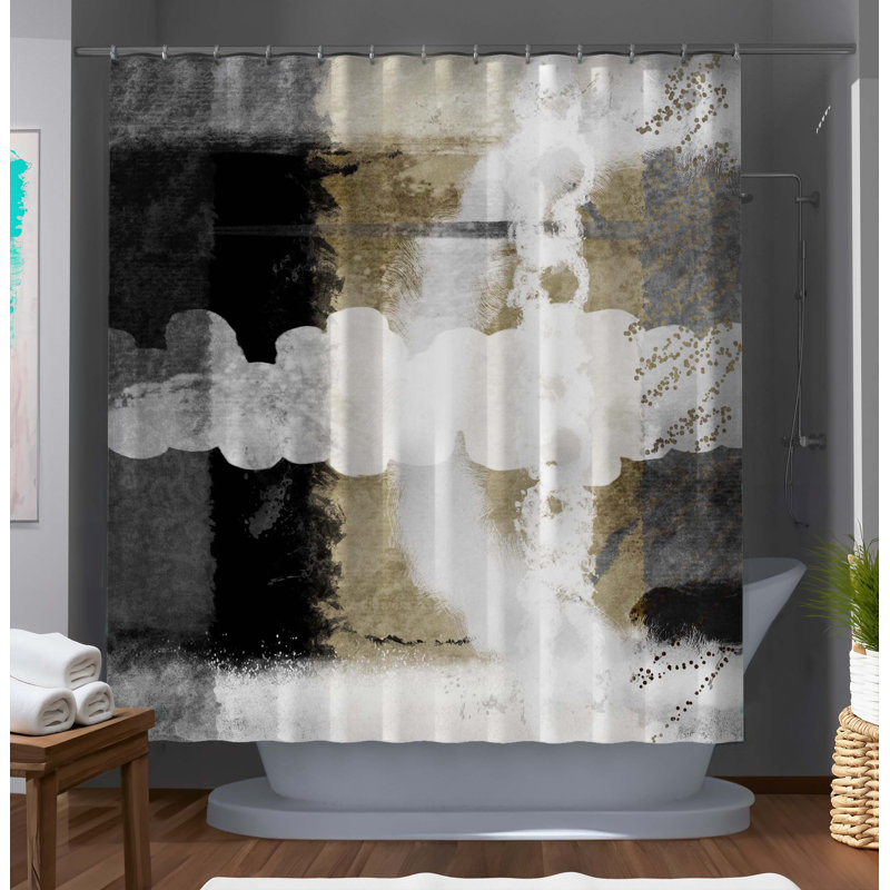 Abstract Shower Curtain