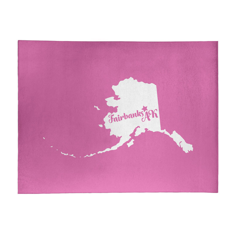 Tapis en poly-chenille fairbanks alaska, Rectangle 2 pi x 3 pi