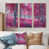 Toile naturelle avec cadre flottant