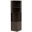 Ensemble de salon 2 pièces avec armoire d'angle et table basse Tracy, noyer foncé Tracy