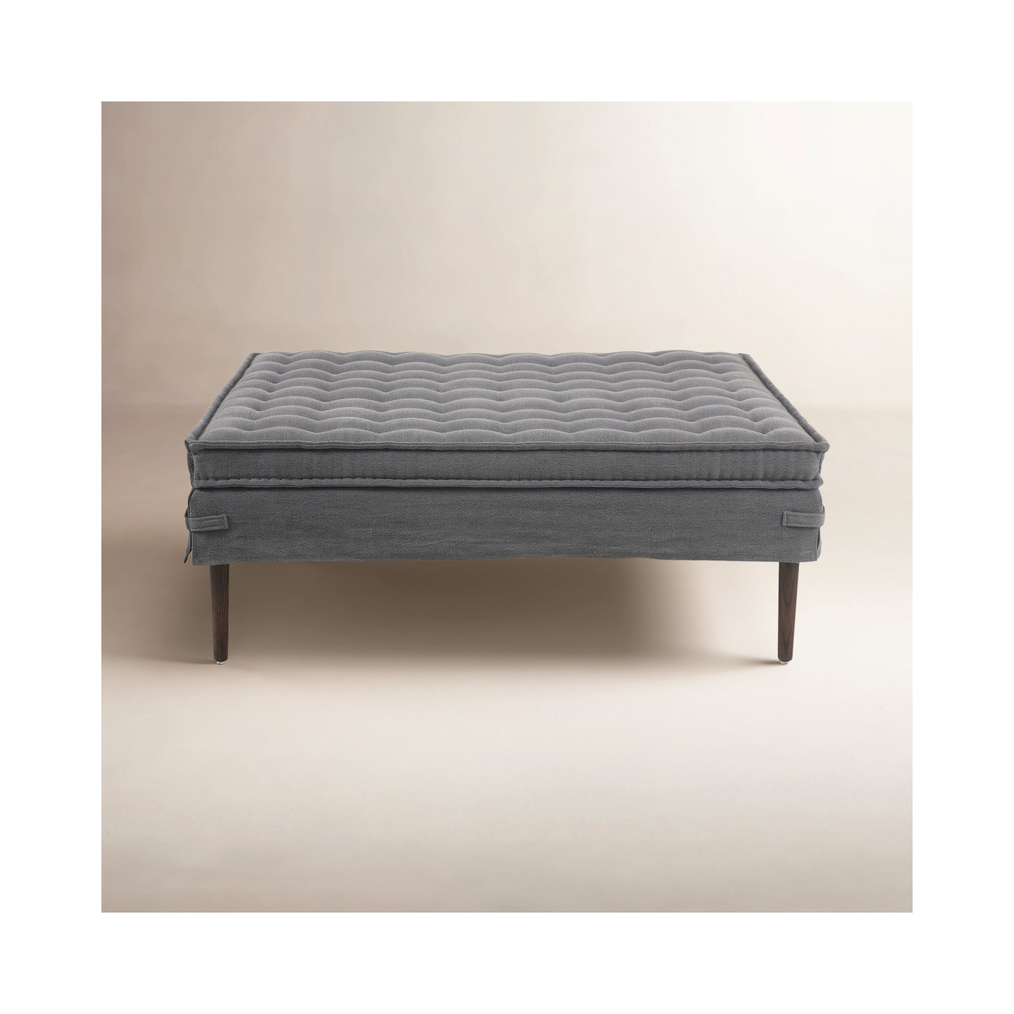 Cumberland 48" Ottoman, Gray