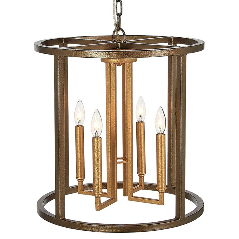 Lustre tambour à 4 lumières West Palm