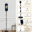 Lampe sur pied moderne avec télécommande à DEL à intensité variable, abat-jour réglable en spirale dorée pour le bureau de la chambre à coucher