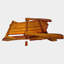 Chaise Adirondack en bois pour l'extérieur ou l'intérieur, pliable