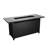 Rectangle Gas Smokeless Fire Pit Table