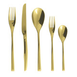 H-Art 5 - Piece Stainless Steel Flatware Set - Service for 1