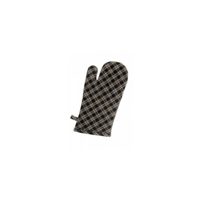 Rosalind Wheeler Waldorf Plaid Cotton Oven Mitt Set