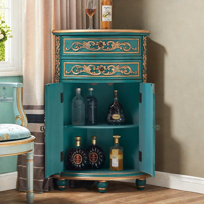 Armoire d'appoint Vintage, Bleu