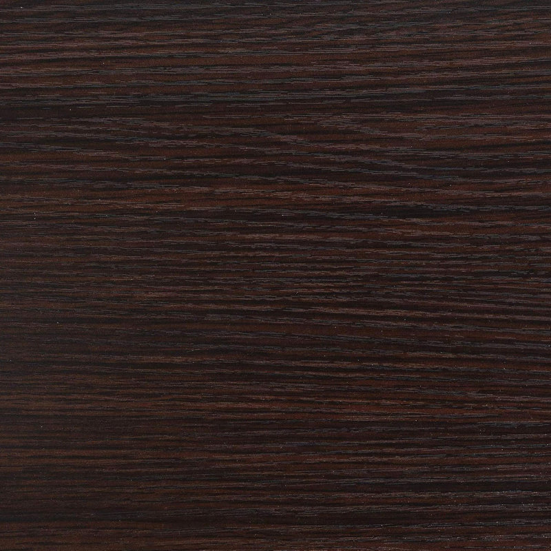 Bureau d'écriture avec tablettes sans outils Edwin, Espresso / poteaux argentés