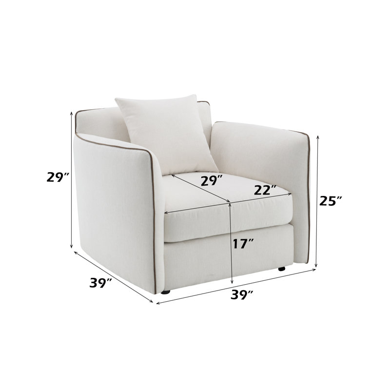 Fauteuil d'appoint moderne