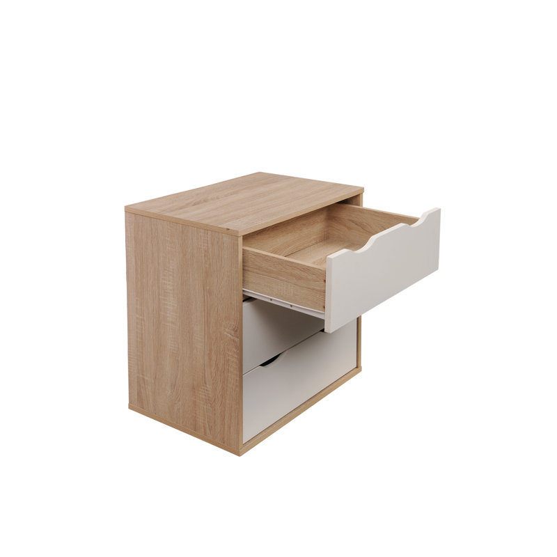 Saguaro 60cm W 3 - Drawer Chest of Drawers, Oak/White
