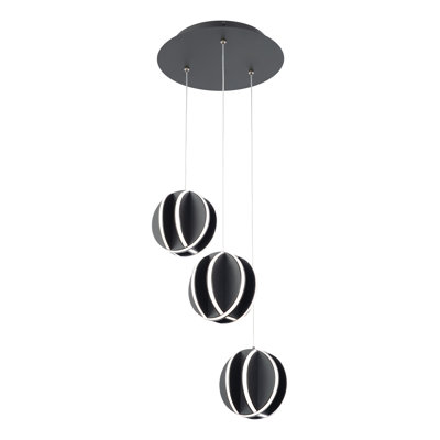 Carillion 3 - Light LED Pendant