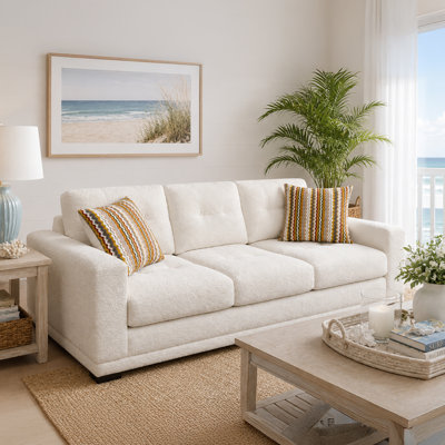 Mager Fabric Sofa, Cream